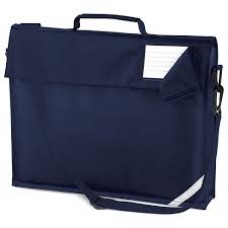 Wentworth Book Bag with Emb. Badge and Shoulder Strap
